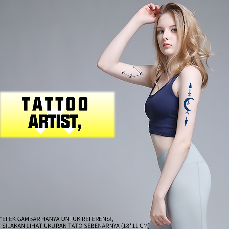 【TATTOO ARTIST,】tato tahan air，Stiker Tato Fruit Ink，15 hari tato temporer anti air,tato temporer tahan lama 15 hari tato temporer anti air /tato jus/Tato temporer tahan air 3D