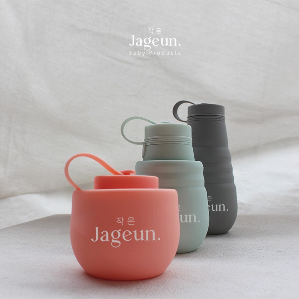 JAGEUN Premium Silicone Water Bottle Foldable | Botol Minum Lipat Anak &amp; Dewasa