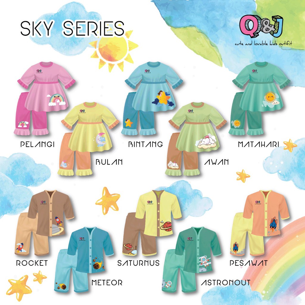 SETELAN ANAK MURAH Q&J MIX BOY&GIRL