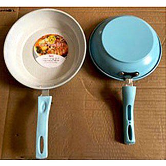 Panci Teflon Set 2 Fry Pan Dan Panci Susu Teflon 2 Pcs Green Fry Pan Gagang Set