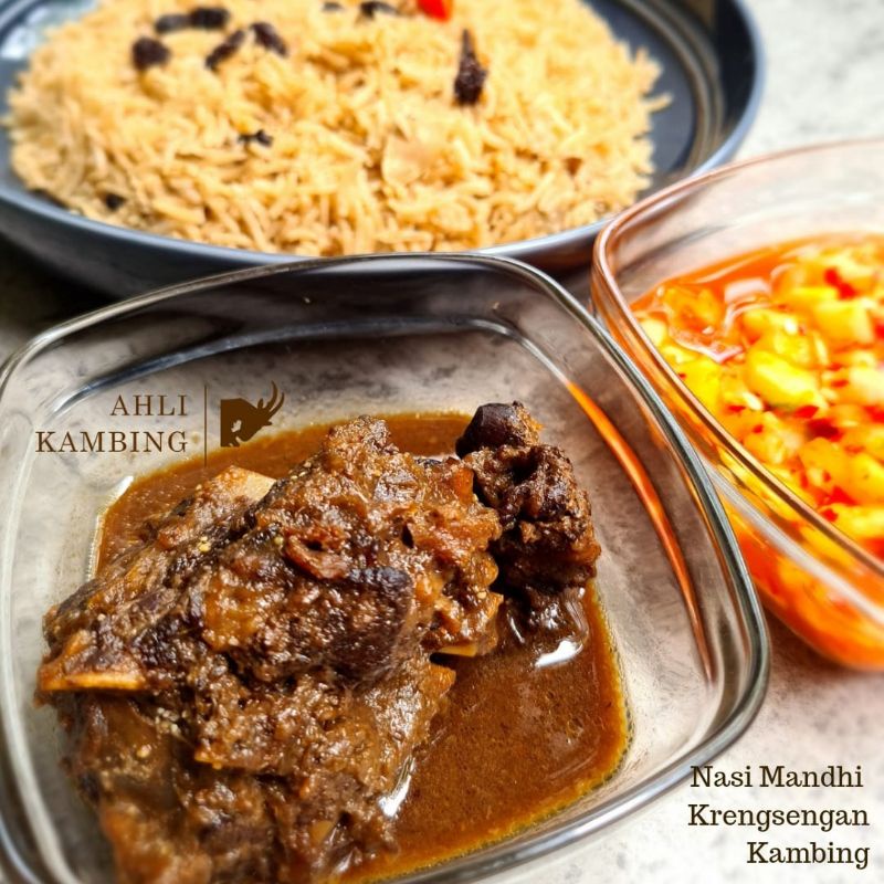 

Nasi Mandhi Krengsengan kambing by :Ahli Kambing