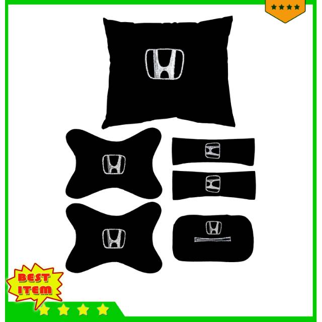 Bantal mobil honda logo honda
