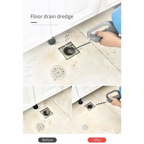 Pipe Drain Cleaner Alat Pembersih Saluran Pipa Mampet Saluran Air Mampet