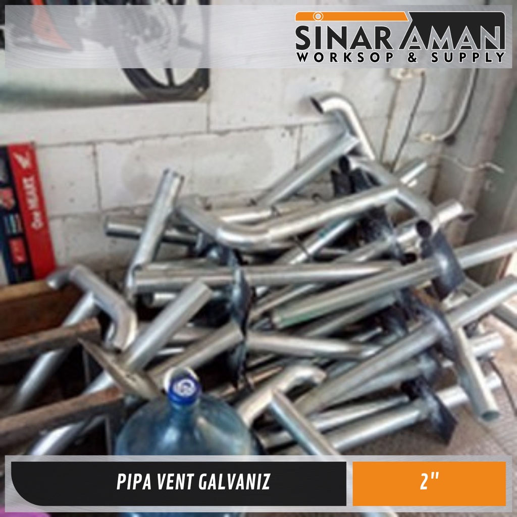 Pipa Ventilasi Galvanis  2 inch