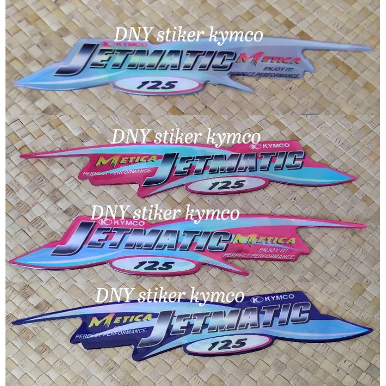 stiker kymco tusbol/metika tangki belakang