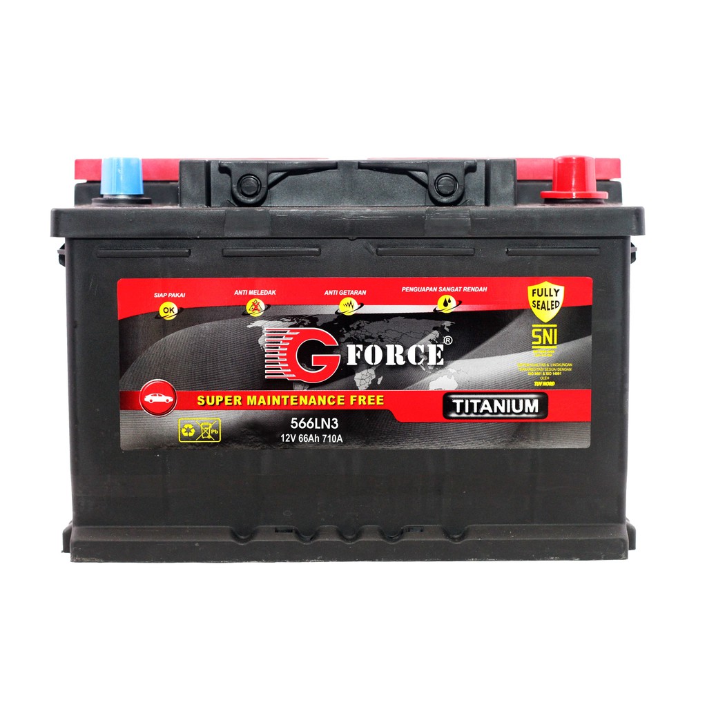 G Force MF 566LN3 Titanium 66Ah 12V - Aki Mobil