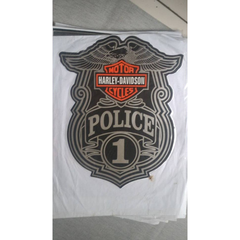 

STIKER 33 X 26 CM HARLEY POLICE 1
