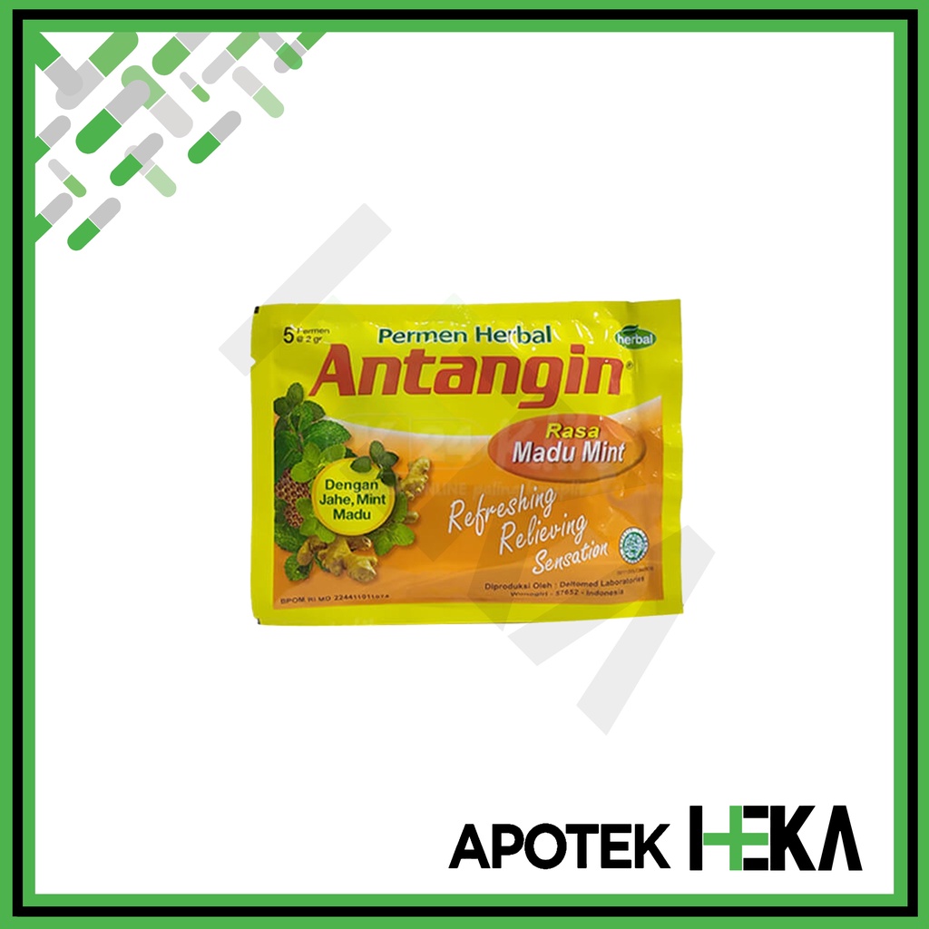 

Antangin Candy Sachet isi 5 - Permen Herbal Tenggorokan