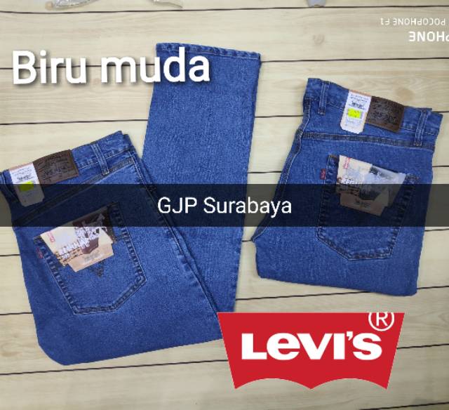 Celana jeans big size jumbo melar size 38 - 46