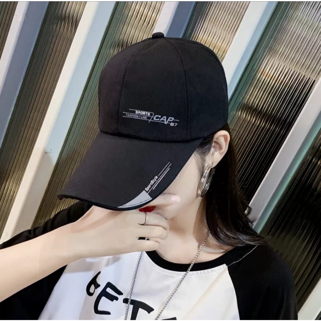 Topi baseball pria distro sport cap 87 pria dewasa terbaru Trendy 2022 keren gaya topi import terbaru 2022 viral (cod)