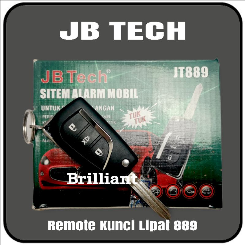 Alarm Mobil Universal - Type Kunci Lipat Flip Key