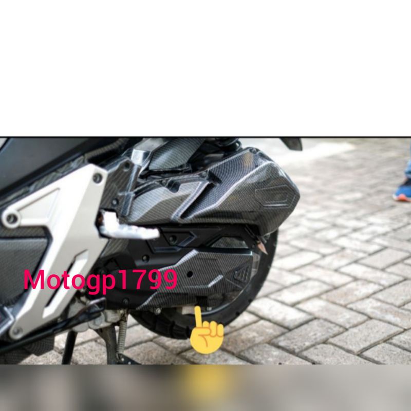 tutup cover cvt honda adv 150 new carbon NEMO ORIGINAL