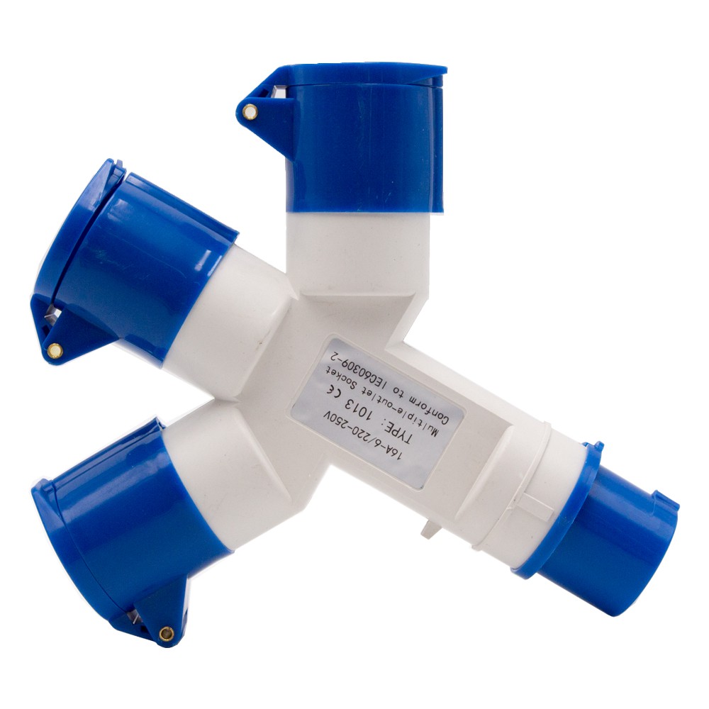 Fort CEE-1013 Industrial Plug & Socket 3 Pin / Industrial Socket Tee / Steker T Industrial