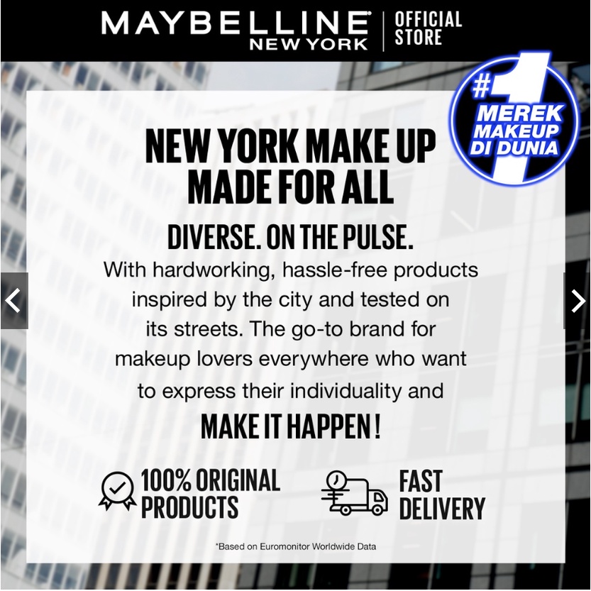 Maybelline Tattoo Brow 3 Day Styling Gel Brown Cokelat - Makeup Eye