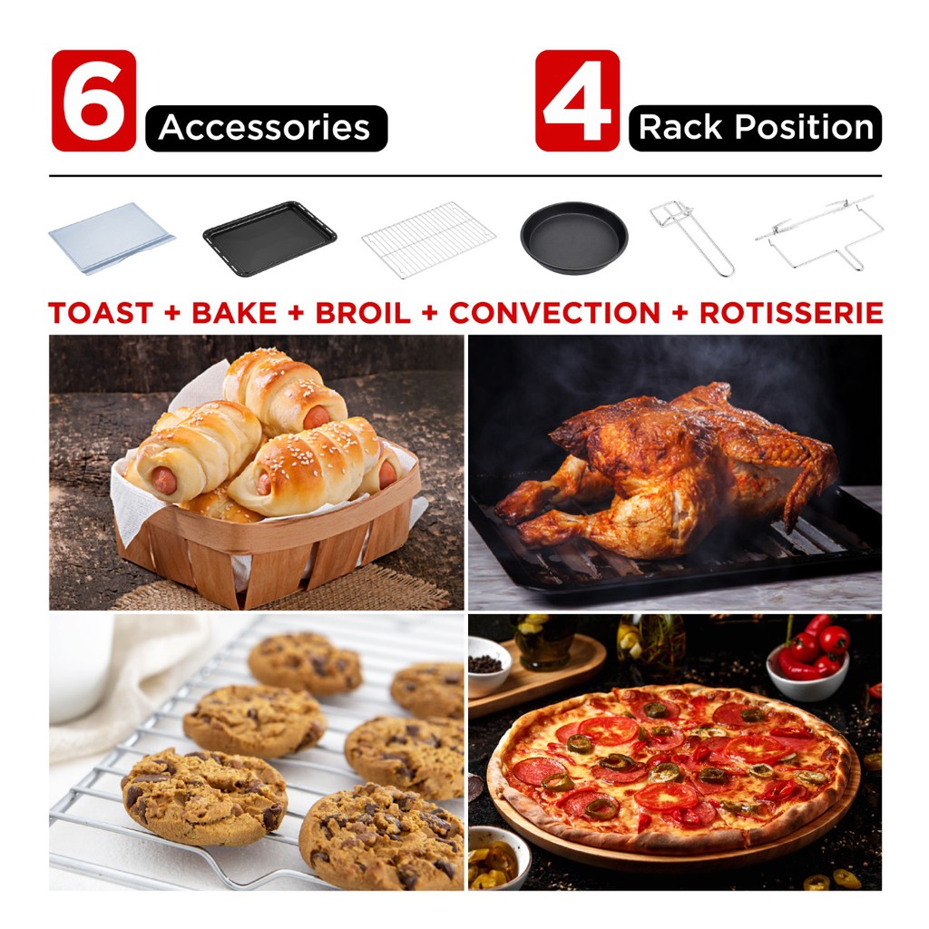 OXYNIC Oven Listrik Besar GIGANTE Huge Electric Oven Garansi Resmi