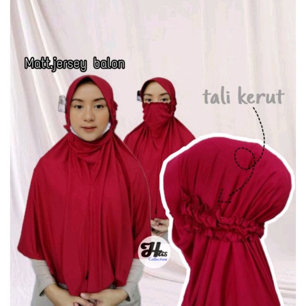 JILBAB KERUDUNG CADAR SPANDEK BALON SIZE XL