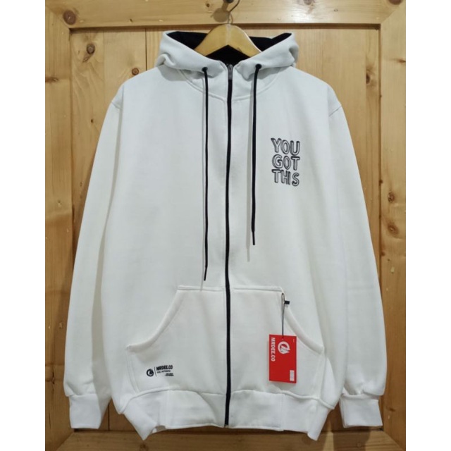 SWEATER HOODIE ZIPPER MR.DEE TERBARU