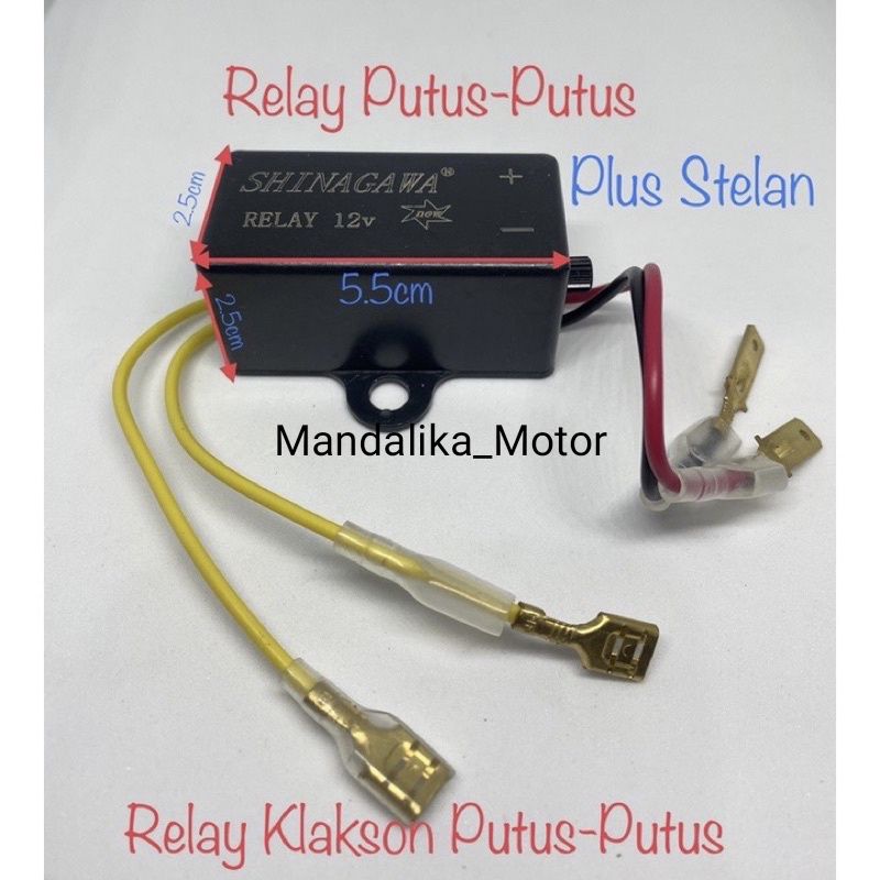 Relay Klakson Motor Mobil Bunyi Putus-Putus Relay Stelan universal