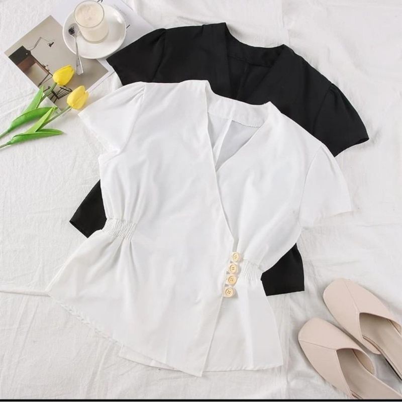 blouse wanita blus korea