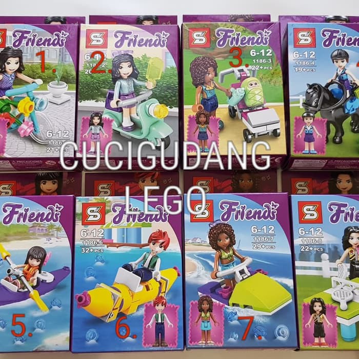 lego friends andrea emma