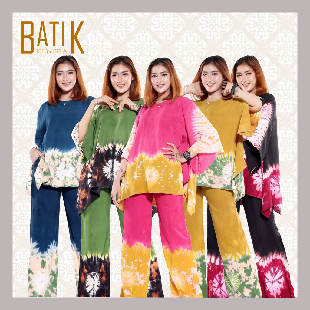 Setelan Cp Aditya Lengan Terompet Babydol setelan Gogo Batik Murah