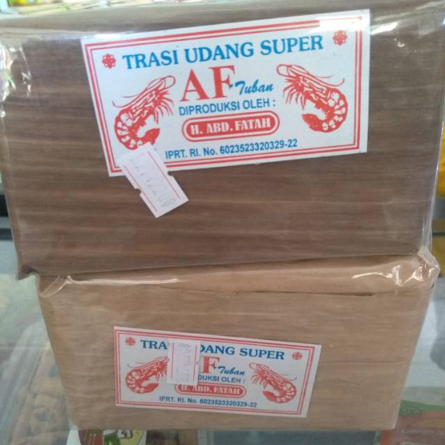 

Terasi Udang Super AF Bungkus Daun Kemasan 1 kg