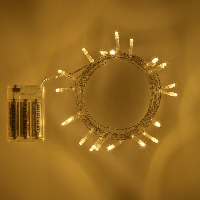 :<:<:<:<] Lampu LED Baterai 4m - Lampu Hias - Lampu Natal Baterai - Tumblr Lamp