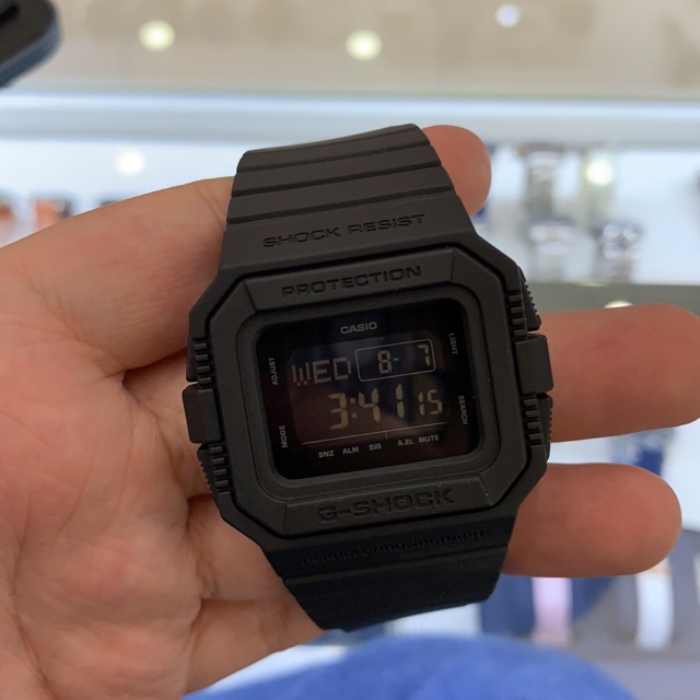 G-SHOCK DW-D5500BB-1DR GARANSI RESMI 2 TAHUN