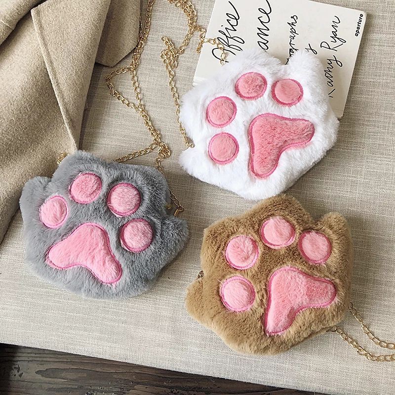 TAS SELEMPANG KAWAII CAT PAW