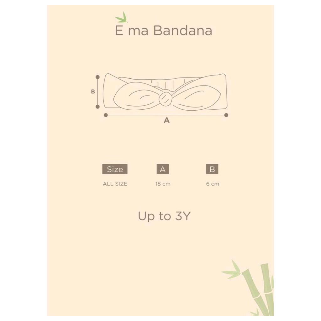 BAMBOO &amp; BUB EMA BANDANA / BANDANA BAYI