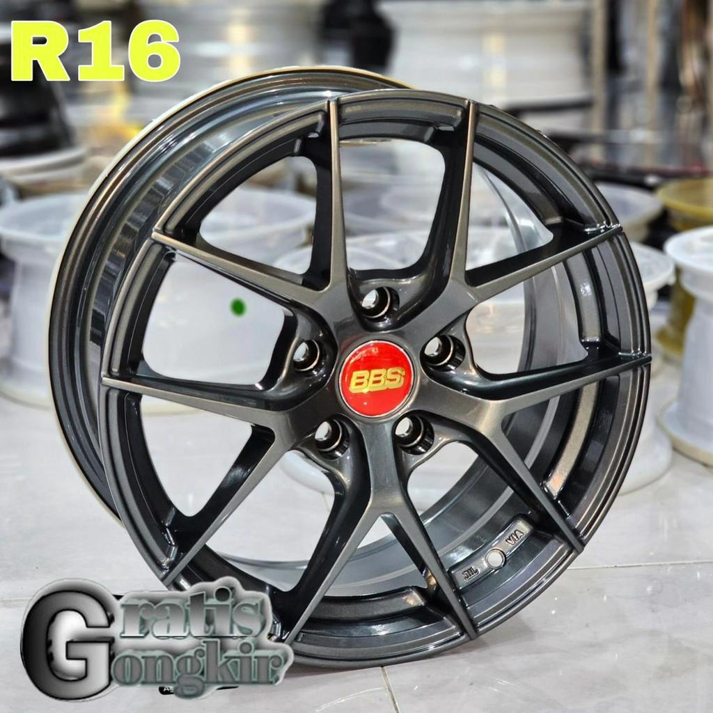 velg mobil BBS F1 r16 pcd 5x114,3 velg racing ring 16 ertiga.xpander.civic.innova.terios dll