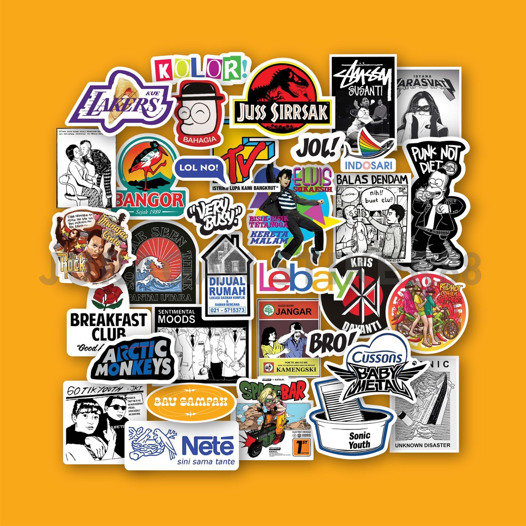 

STIKER - BRAND - STIKER AESTHETIC LAPTOP, AKSESORIS HP, ANTI AIR, MOTIF,HELM.