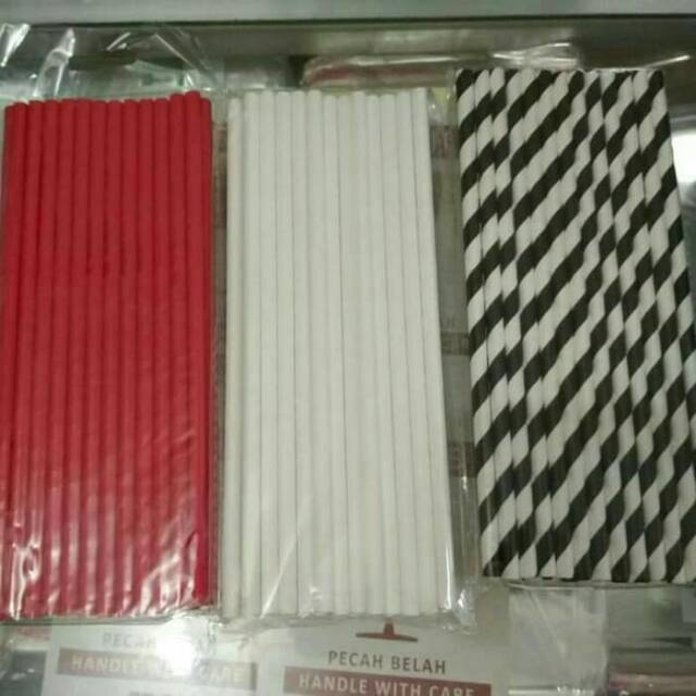 

SEDOTAN KERTAS / PAPER STRAW ( ISI 25 PCS/ PACK )