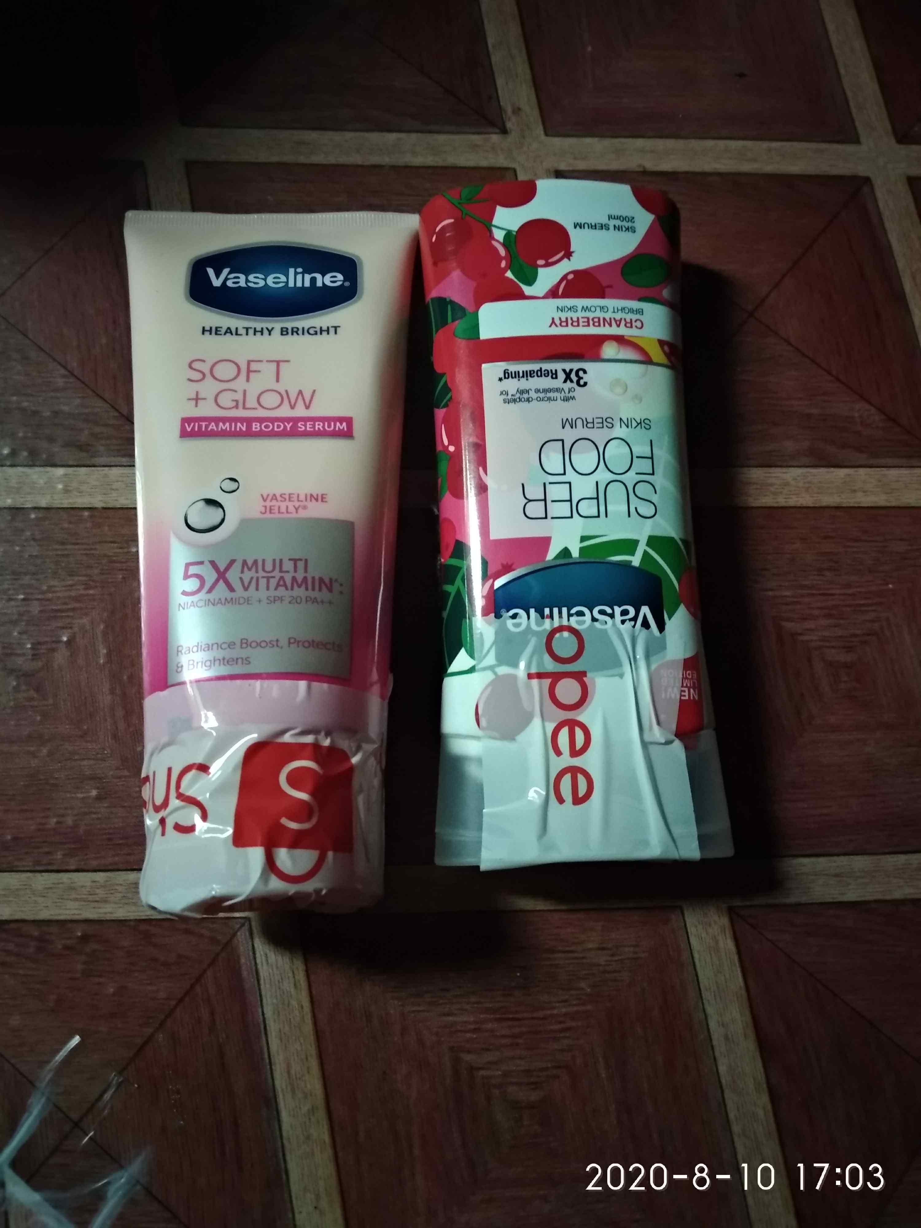 Vaseline Healthy Bright Vitamin Body Serum Soft Glow 180ml  