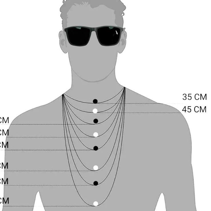 Oke Price.. Kalung Titanium Anti Karat Pria Wanita Gold Emas Asli Keren Cowok Cewek Laki  Panjang As