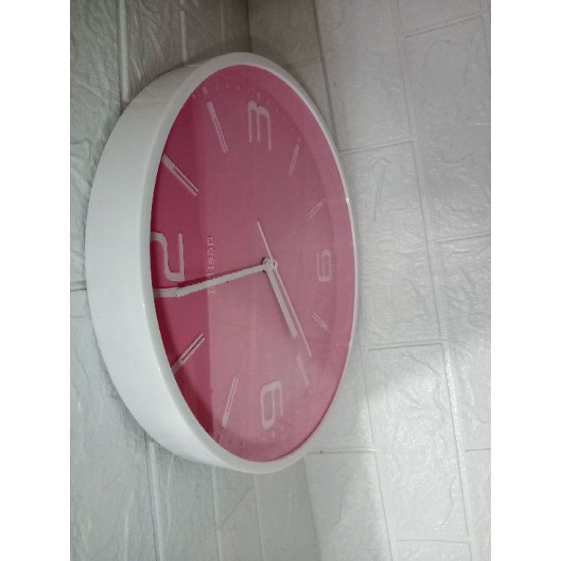 jam dinding EDISON EDW 290 T28C/jam dinding cantik