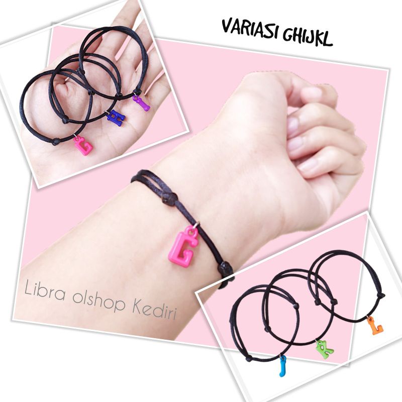 G - L Gelang inisial huruf abjad