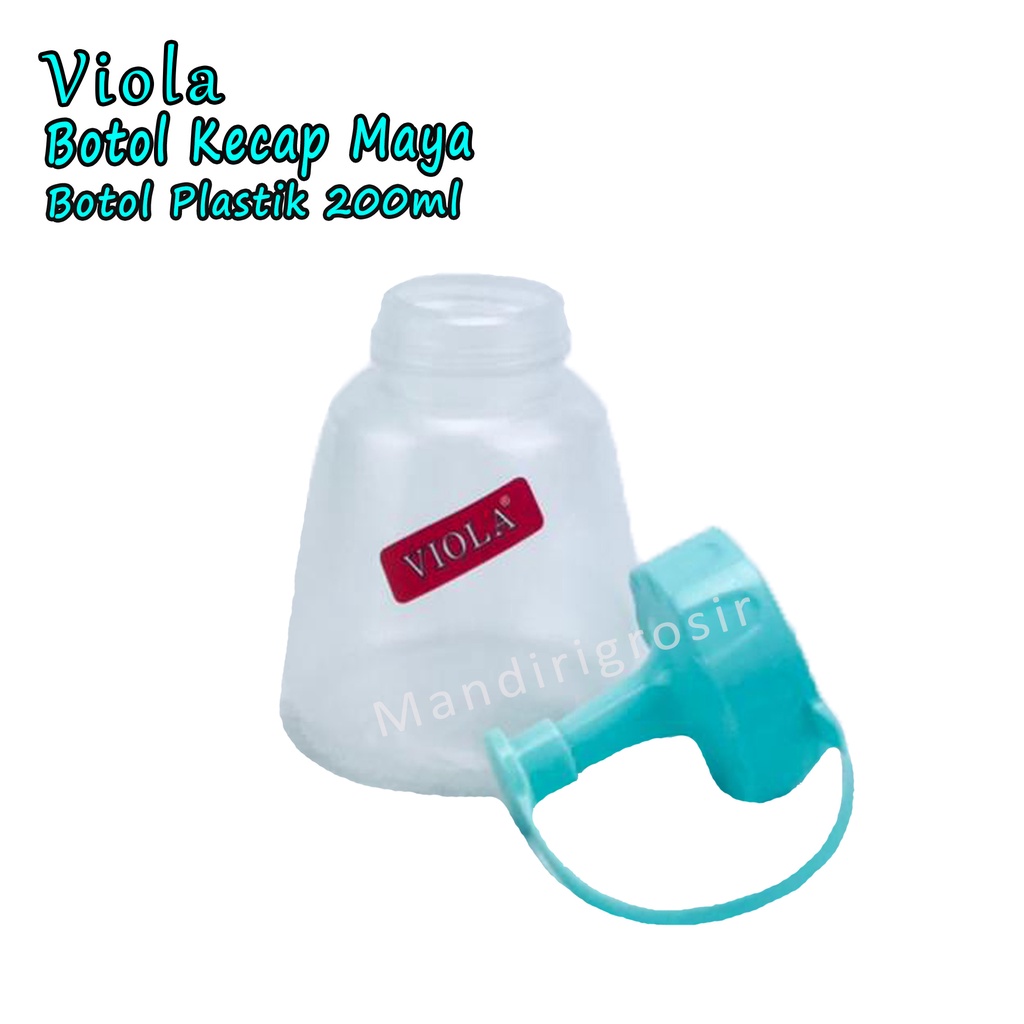 Botol Kecap Maya *Viola * Botol Plastik * 200ml