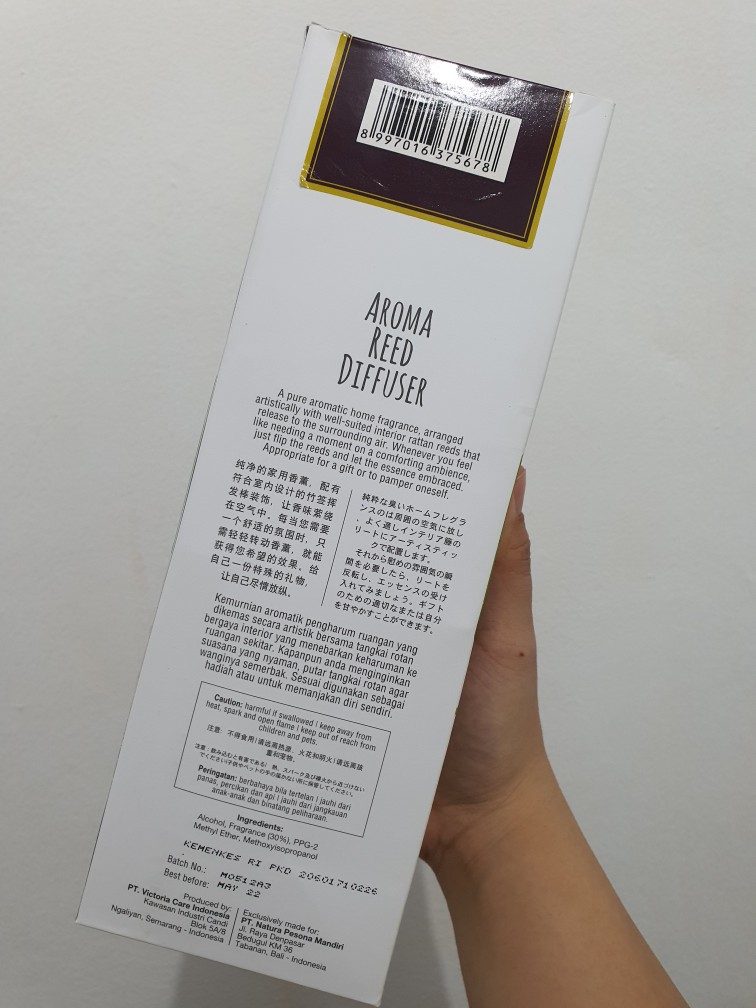 Secret Garden Aroma Reed Diffuser Frangipani 140ml