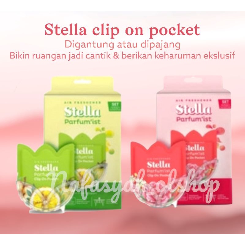 STELLA parfum'ist clip on pocket tempat dan refill