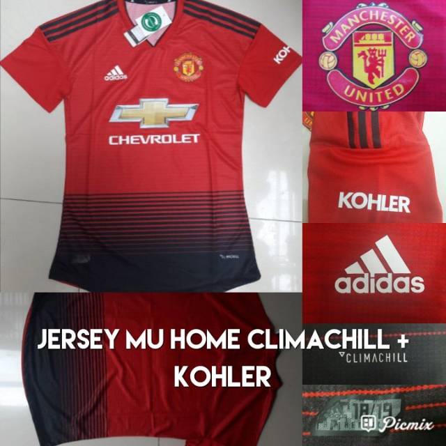 JERSEY BOLA MU HOME CLIMACHILL ADIZERO 2019 GRADE ORI