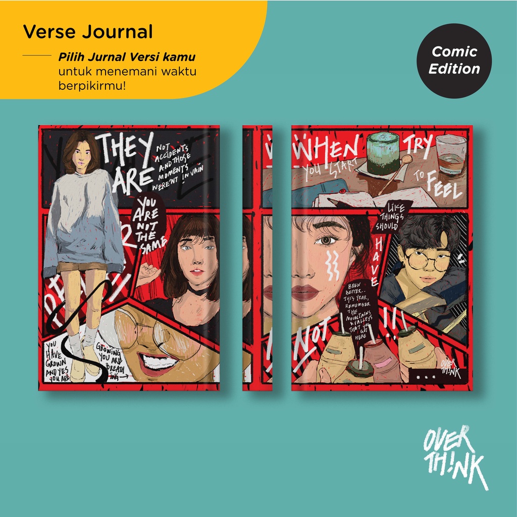 

Planner Book (Comic Edition) | Jurnal | Notebook | Buku Agenda | Jurnal A5 | Hard Cover | OverthinkStore | Kado Ulang Tahun
