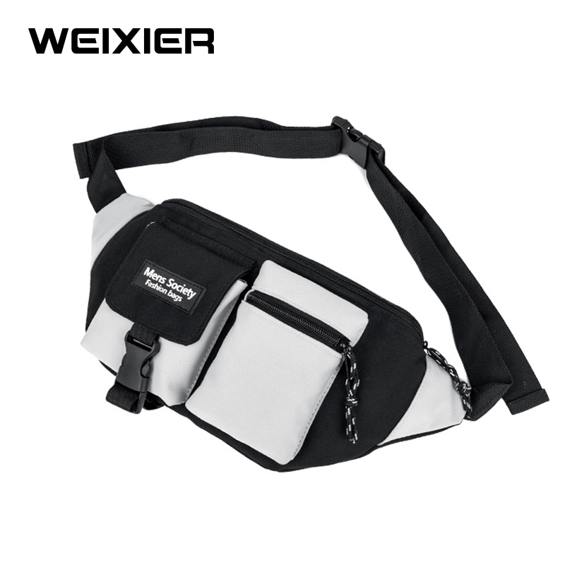 WEIXIER Y9574 Tas Selempang Wanita Waistbag Kanvas WK-SBY