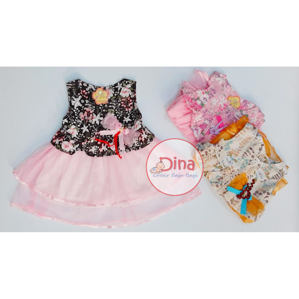 dress baju bayi BUNGA TUTU LALA