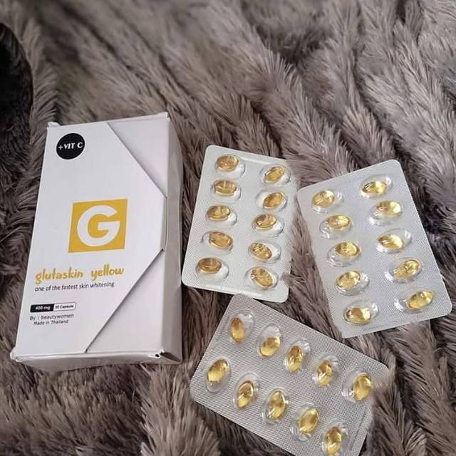 GLUTASKIN YELLOW/PEMUTIH TUBUH BADAN ECERAN MAUPUN BOX