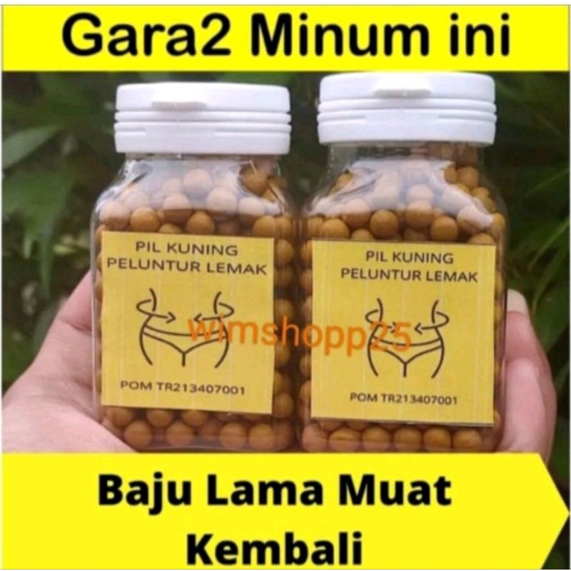 [BELI 1GRATIS 1] PIL KUNING/PELUNTUR LEMAK/PIL PELANGSING