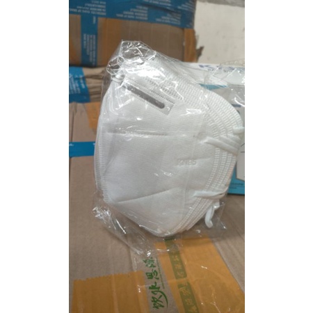 masker KN95 putih non box packing plastik