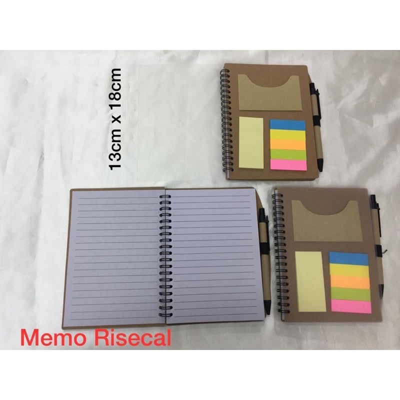 memo risecal / memo resecal/ memo post it/ memo notes/ notes book/ notebook/ sticky notes book/ memo souvenir/ memo promosi/ sticky notes souvenir