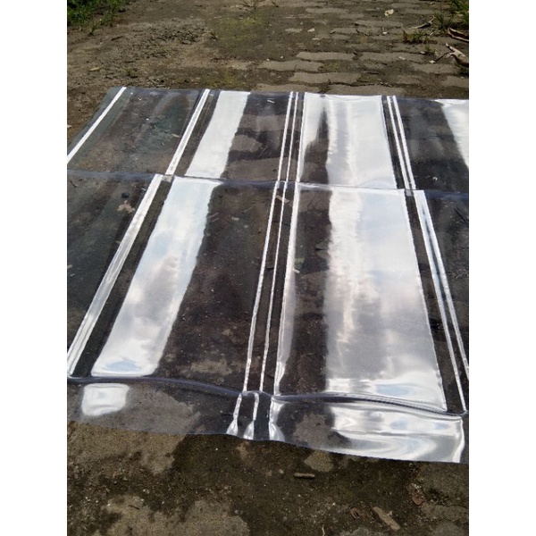 (kode:GT) GENTENG TRANSPARAN Merk Doplas  BAHAN PVC 2x4, 2x2, 1x4