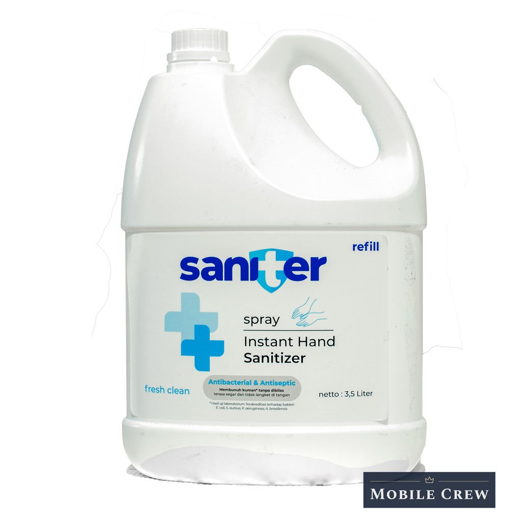 Jual Saniter Refill 3,5 Liter Spray Instant Hand Sanitizer Indonesia